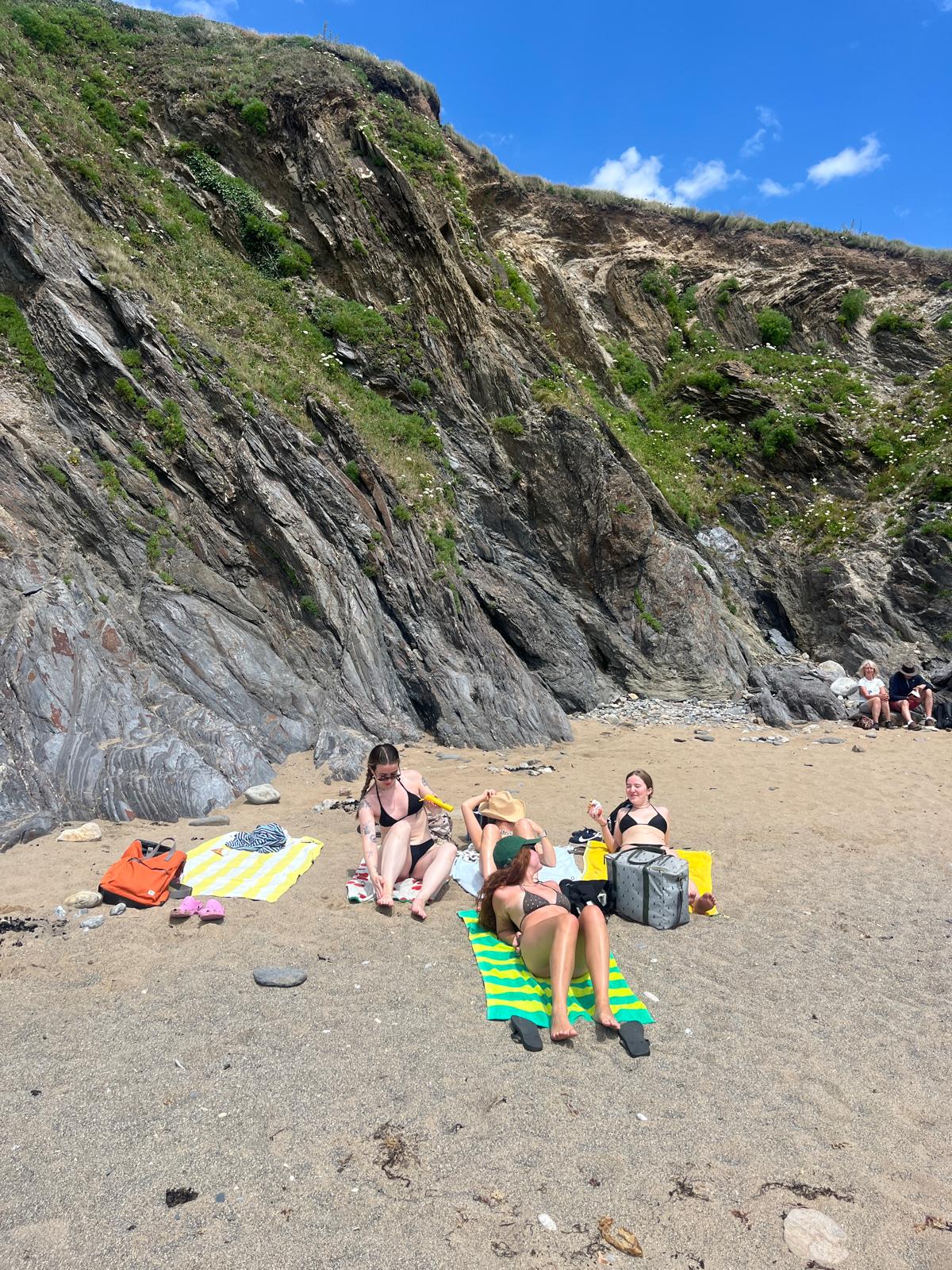 Friends on the beach